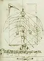 Taccola "Vitruvian man"