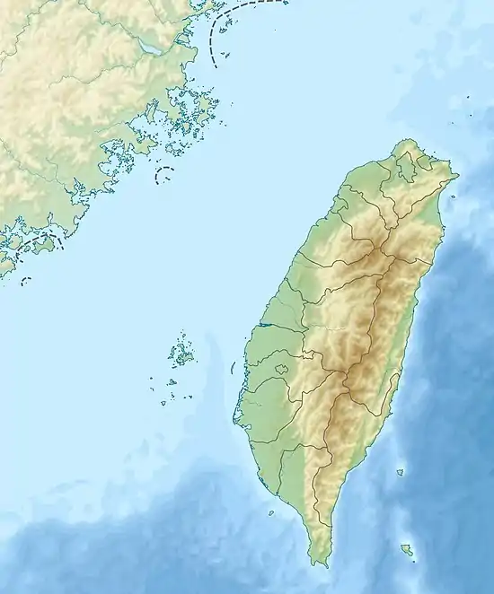 2016 southern Taiwan earthquake is located in Taiwan