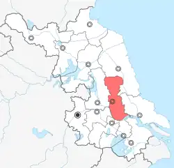 Taizhou in Jiangsu