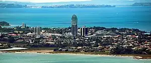 Takapuna seen from the Sky Tower