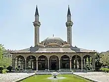 The Sulaymaniyya Takiyya (known in Turkish as Şam Süleymaniye Külliyesi) in Damascus was built by the Ottomans in the sixteenth century.