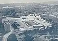 Areal view of Taksim Square after the demolition of the Taksim Artillery Barracks