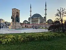 Image 29Night view of the Taksim Mosque (from Culture of Turkey)