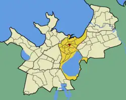 Maakri within the district of Kesklinn (Midtown).