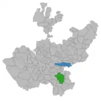 Location of the municipality in Jalisco