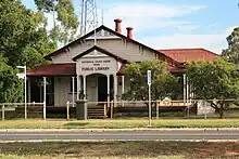 Tambo Public Library, previously Tambo Courthouse. Built in 1888