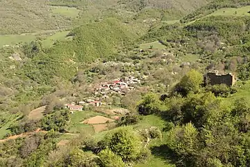 A view of the village