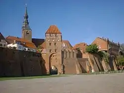 Elbe Gate and St Stephen's Church