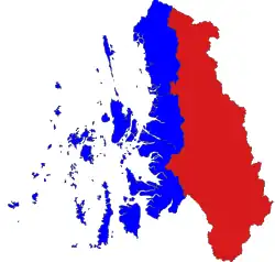 Location in Myeik district