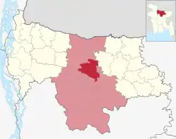 Location of Tarakanda