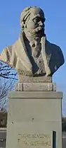 Taras Shevchenko Bust in Bucharest 1998