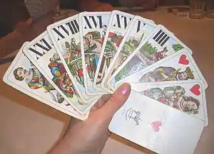 Austrian-style 54-card Tarock hand