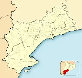 Xerta is located in Province of Tarragona