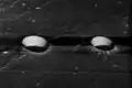 Taruntius K (right) and P (left) from Lunar Orbiter 5