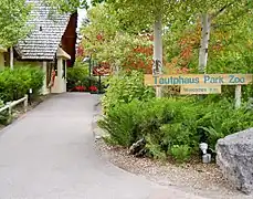 Zoo entrance.