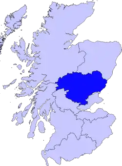 Tayside within Scotland