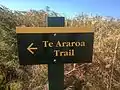 Te Araroa Trail sign