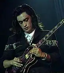 Teddy Diaz onstage in 1987