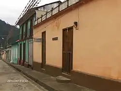 The office of the Telegrafos federales in the town of Monte Carmelo.