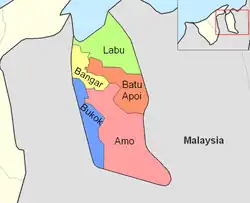 Labu is in green.