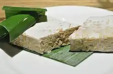 Image 95Tempeh, is an Indonesian fermented food made from soybeans (from Culture of Indonesia)