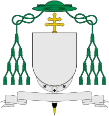 Roman Catholic metropolitan archbishop's coat of arms (version with pallium