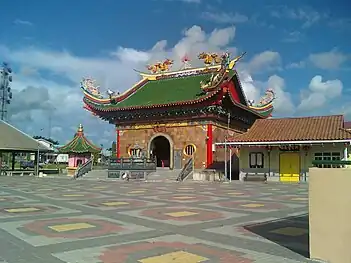 The temple dedicated to deity Tua Pek Kong located at the waterfront.