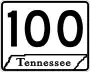 State Route 100 marker