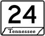 State Route 24 marker