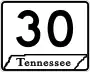 State Route 30 marker