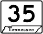 State Route 35 marker