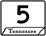 State Route 5 marker