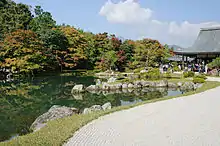 Garden of Tenryū-ji in Kyoto.