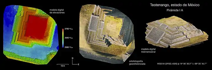 Using high-resolution images from an unmanned aerial vehicle (dron), Arturo Montero obtains products such as georeferenced digital photogrammetry for the study and dissemination of archaeological knowledge.