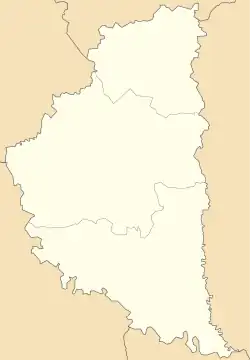 Zarvanytsia is located in Ternopil Oblast