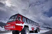 Athabasca Glacier snow coach in 2009