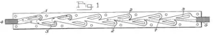 A line drawing of the valve