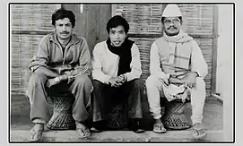 Tesro Aayam Team: Ishwar Ballav, Indra Bahadur Rai and Bairagi Kainla from left.