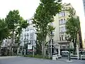 Art Nouveau style apartment buildings