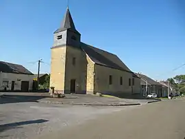 The church in Tétaigne