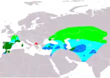 Map of range