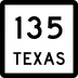 State Highway 135 marker