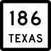 State Highway 186 marker