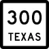 State Highway 300 marker