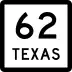 State Highway 62 marker