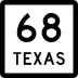 State Highway 68 marker