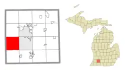 Location within Kalamazoo County