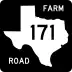 Farm to Market Road 171 marker