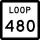 State Highway Loop 480 marker