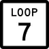 State Highway Loop 7 marker